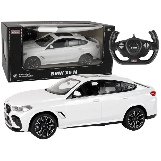 Nuotoliniu būdu automobilis Bmw X6 M 1:14, baltas