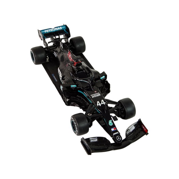 Nuotoliniu būdu lenktyninis automobilis Mercedes-AMG F1 1:18, juodas