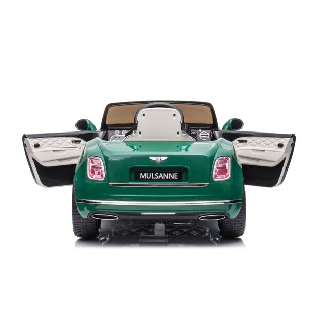 Vienvietis elektromobilis vaikams Bentley Mulsanne, žalias lakuotas