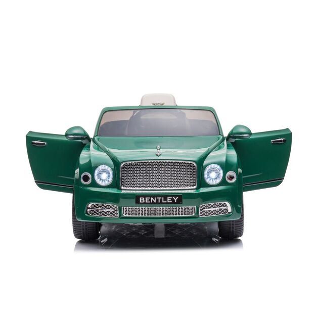 Vienvietis elektromobilis vaikams Bentley Mulsanne, žalias lakuotas