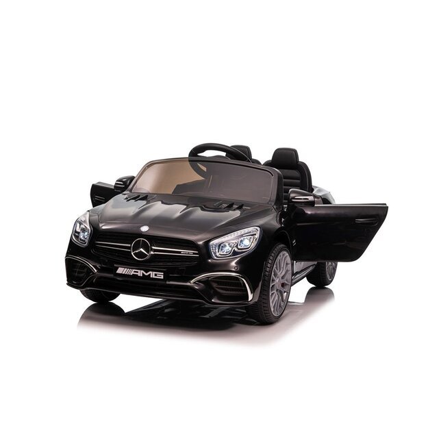 Vienvietis elektromobilis vaikams Mercedes SL65 S, juodas lakuotas 