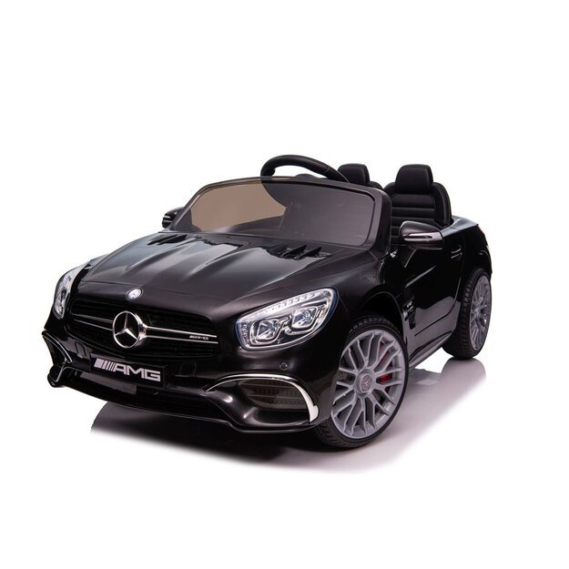 Vienvietis elektromobilis vaikams Mercedes SL65 S, juodas lakuotas 