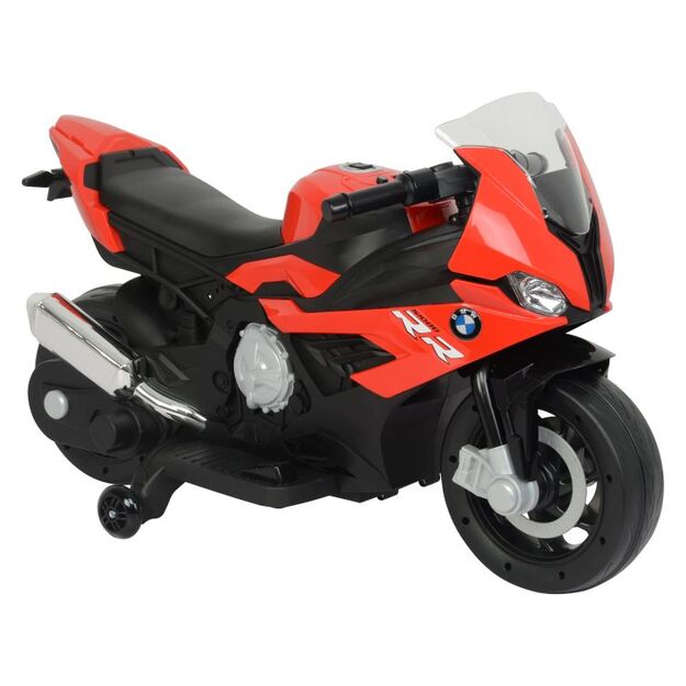 Elektrinis motociklas vaikams BMW S1000RR, raudonas