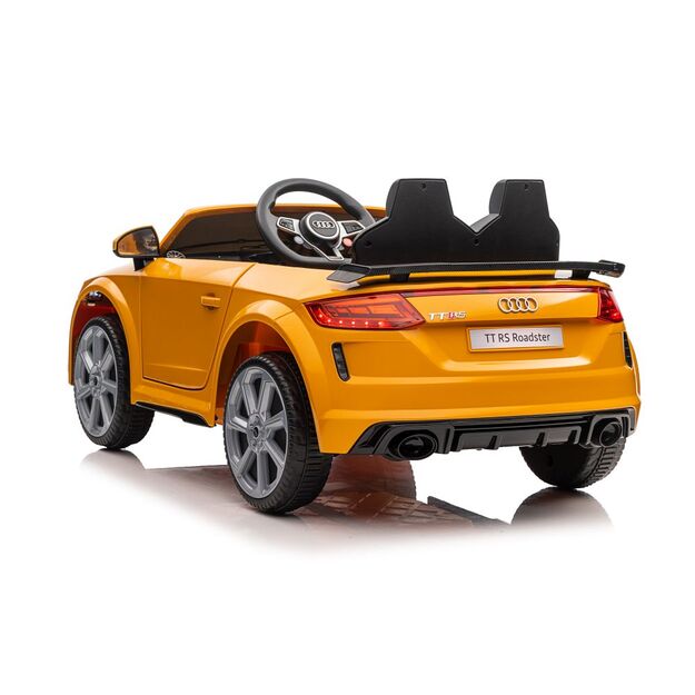 Vienvietis elektromobilis vaikams Audi TT RS, geltonas