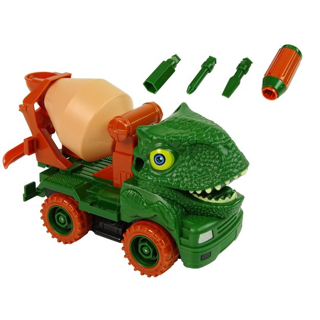 Surenkamas sunkvežimis Dinosaur Truck, žalias