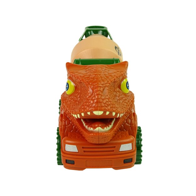 Surenkamas sunkvežimis Dinosaur Truck, oranžinis 9