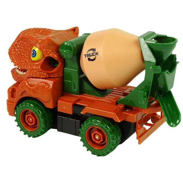 Surenkamas sunkvežimis Dinosaur Truck, oranžinis 10