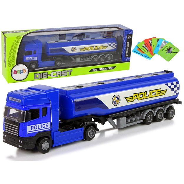 Policijos sunkvežimis-cisterna 30 cm, mėlynas 