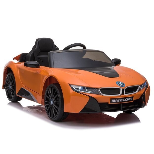 Elektromobilis BMW I8 JE1001, oranžinis