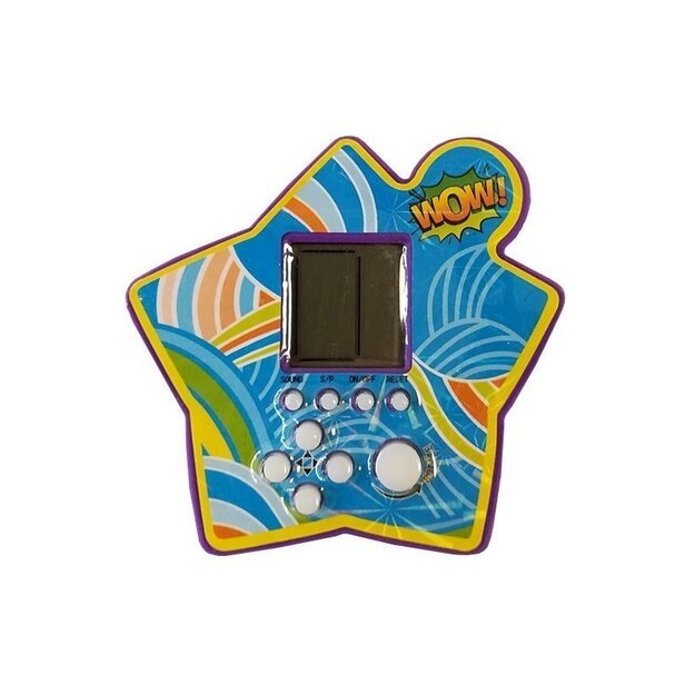 Elektroninis kišeninis žaidimas Tetris, violetinė žvaigždė