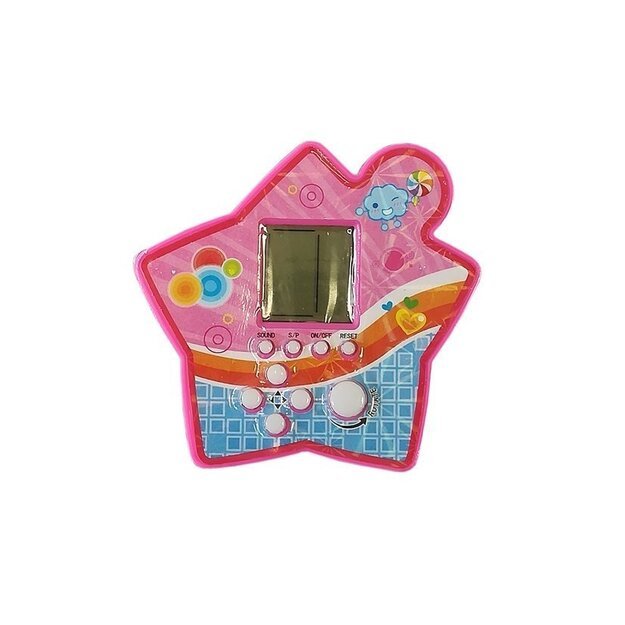 Elektroninis kišeninis žaidimas Tetris, rožinė žvaigždė