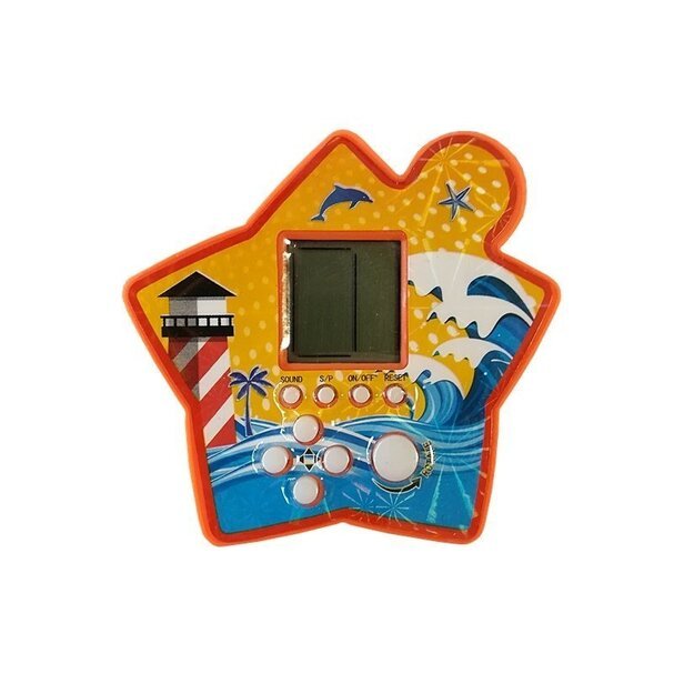 Elektroninis kišeninis žaidimas Tetris, oranžinė žvaigždė