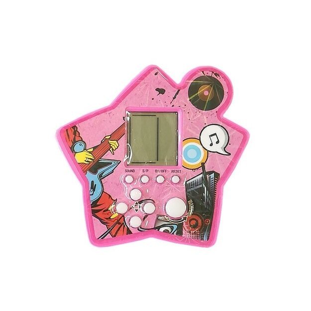 Elektroninis kišeninis žaidimas Tetris, rožinė žvaigždė