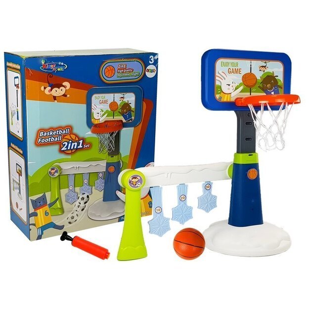 Vaikiškas krepšinio ir futbolo rinkinys 2 in 1