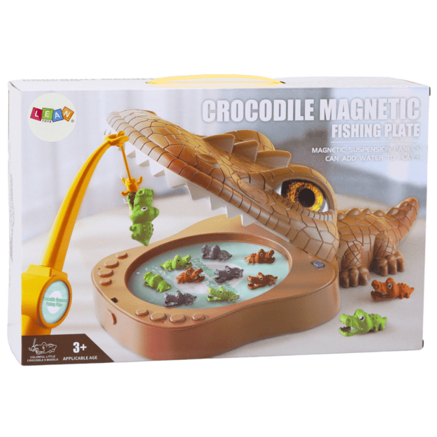 Krokodilų gaudymo žaidimas „Magnetinis krokodilas“
