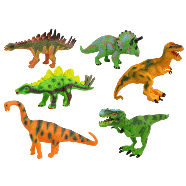Dinozaurų figurėlių rinkinys, 6 vnt