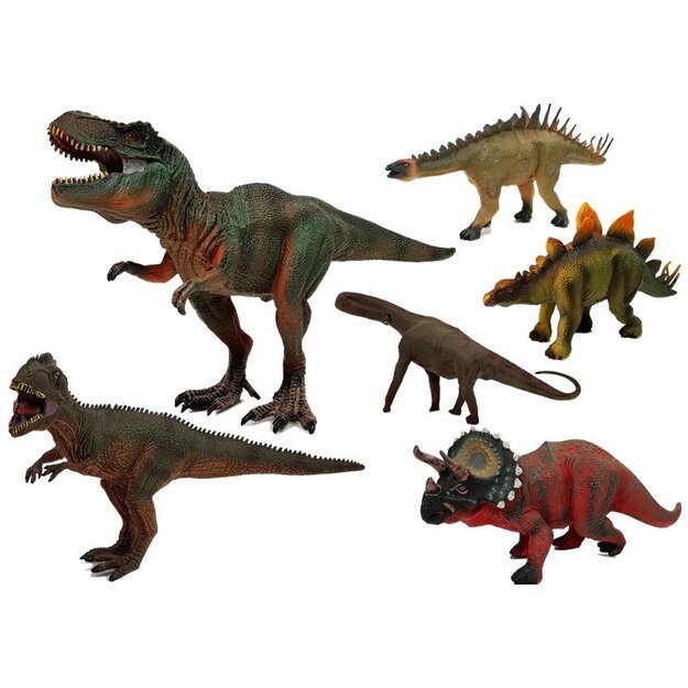 Dinozaurų figūrėlių rinkinys „Tyrannosaurus“, 6vnt.