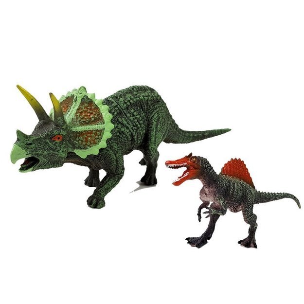Dinozaurų figūrų rinkinys "Spinosaurus" ir "Triceratops"