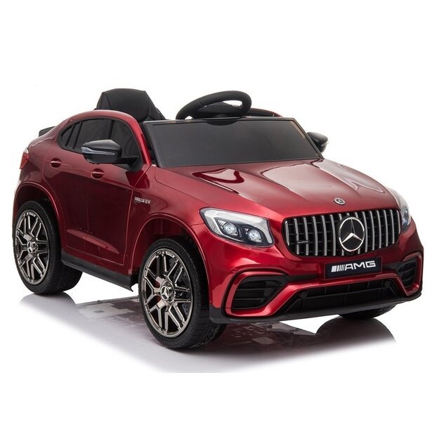 Elektromobilis vaikams Mercedes QLS 4x4, raudonas lakuotas