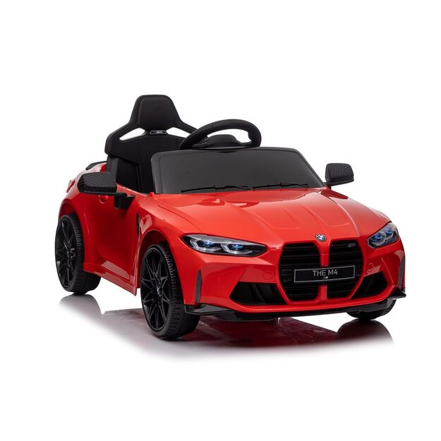 Vienvietis elektromobilis vaikams BMW M4, raudonas