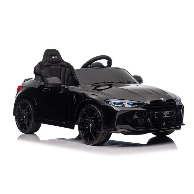 Vienvietis elektromobilis vaikams BMW M4, juodas