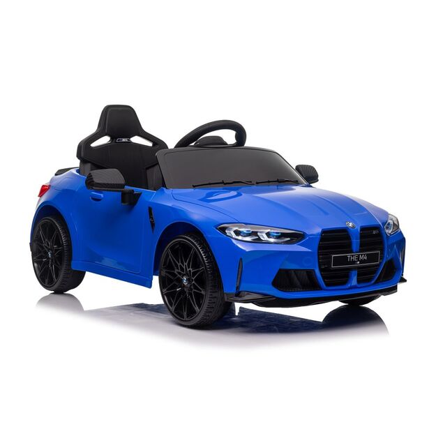 Vienvietis elektromobilis vaikams BMW M4, mėlynas