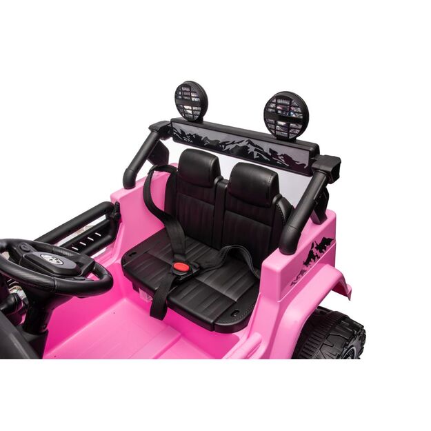 Vienvietis elektrinis visureigis Toyota FJ Pink 4x4, rožinis