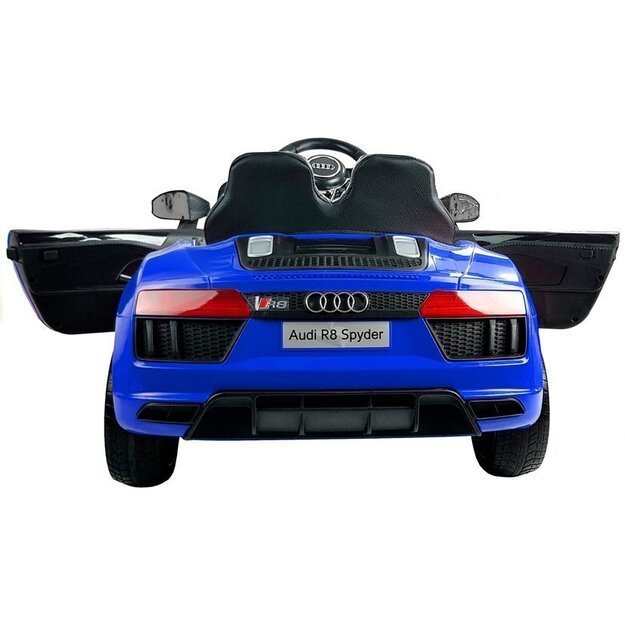 Vienvietis elektromobilis vaikams Audi R8 SPYDER, mėlynas