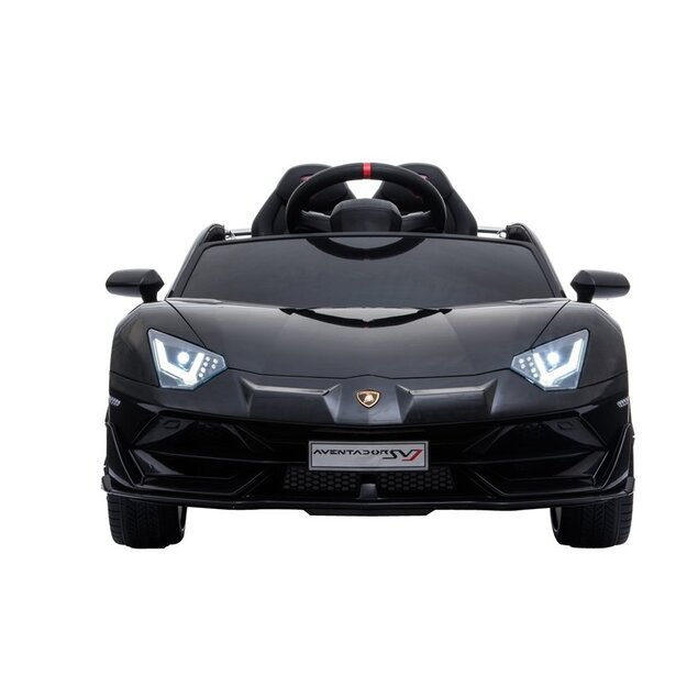 Vienvietis elektromobilis vaikams Lamborghini Aventador, juodas