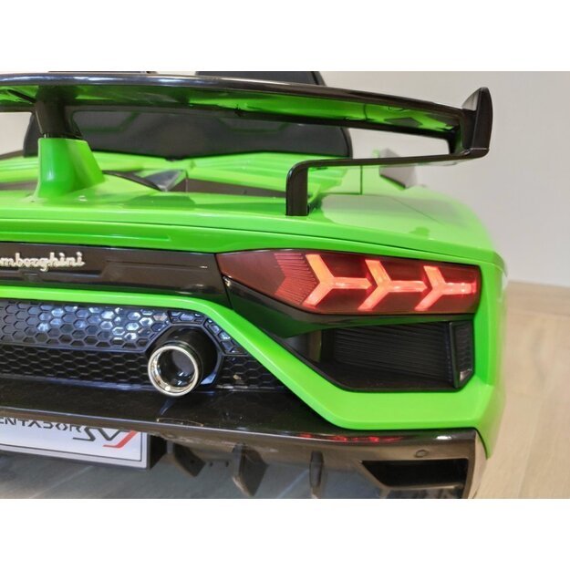 Vienvietis elektromobilis vaikams Lamborghini Aventador, žalias