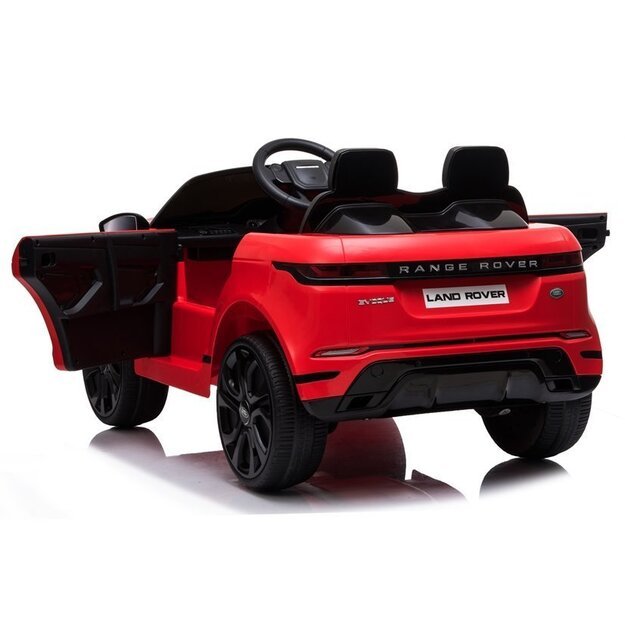 Vienvietis elektromobilis vaikams Range Rover Evoque, raudonas