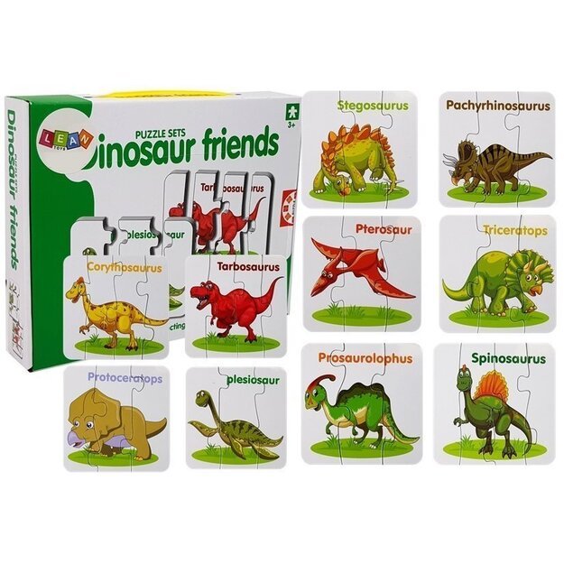Mokomoji dėlionė - Dinozaurai 10 pav. anglų kalba
