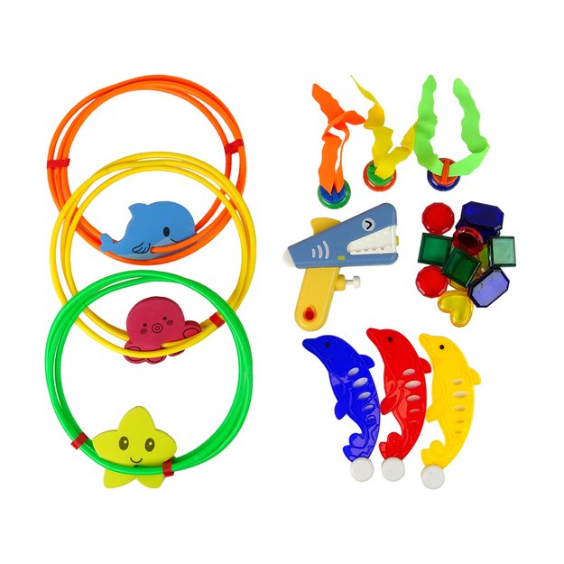 Žaislų rinkinys, skirtas mokytis nardyti, Hula Hop