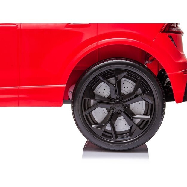 Vienvietis elektromobilis vaikams Audi RS Q8, raudonas