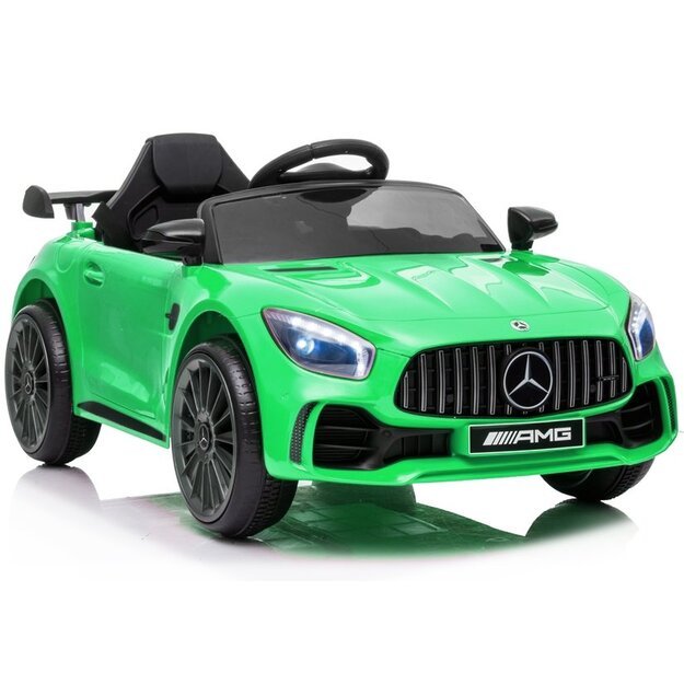 Vienvietis elektromobilis vaikams Mercedes AMG GT R, žalias