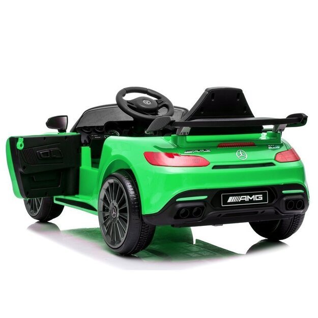 Vienvietis elektromobilis vaikams Mercedes AMG GT R, žalias