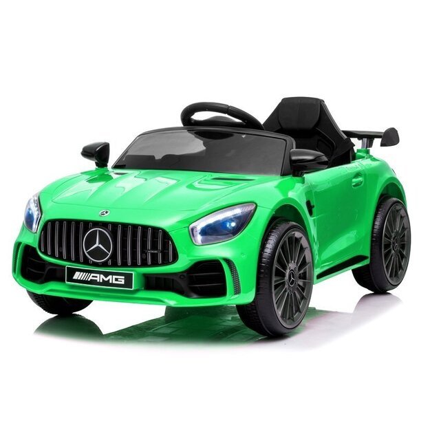 Vienvietis elektromobilis vaikams Mercedes AMG GT R, žalias