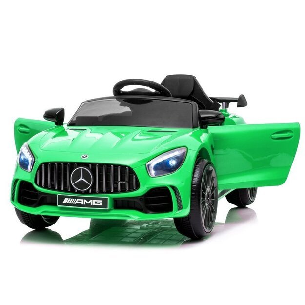 Vienvietis elektromobilis vaikams Mercedes AMG GT R, žalias