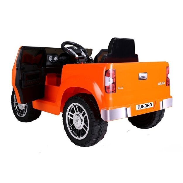 Elektromobilis vaikams Toyota Tundra oranžinis lakuotas