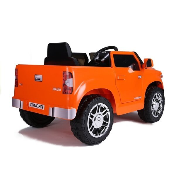 Elektromobilis vaikams Toyota Tundra oranžinis lakuotas