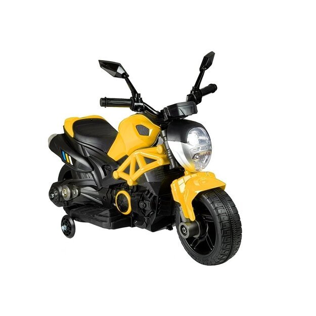 Elektrinis motociklas vaikams GTM1188, geltonas