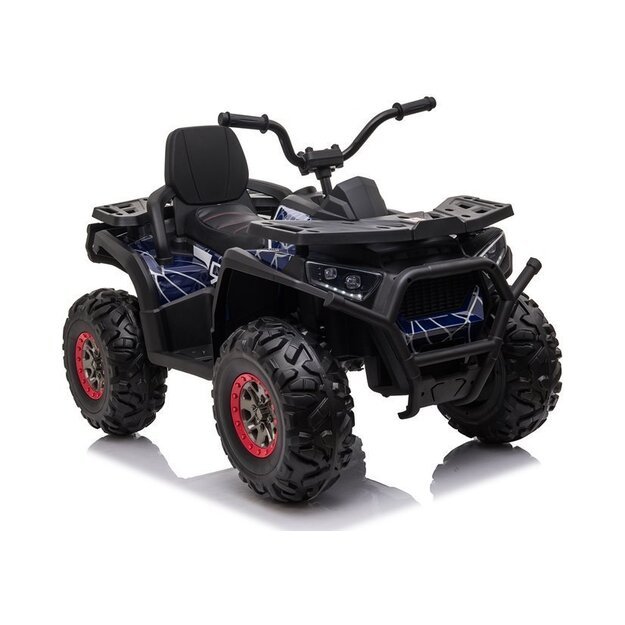 Elektrinis keturratis vaikams 4x4 XMX607, mėlynas lakuotas