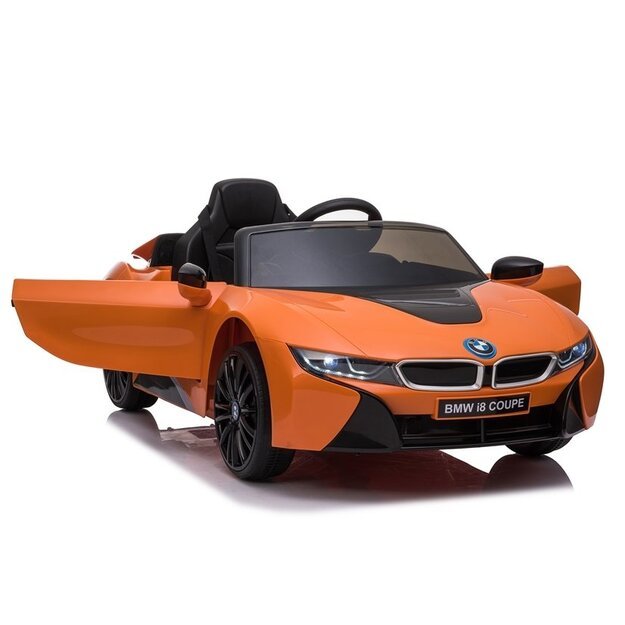 Elektromobilis BMW I8 JE1001, oranžinis