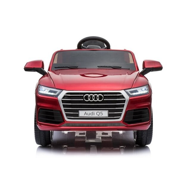  Vienvietis elektromobilis vaikams Audi Q5 Black, raudonas lakuotas