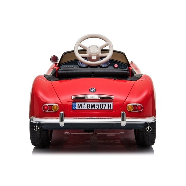 Elektromobilis vaikams BMW Retro Raudonas lakuotas