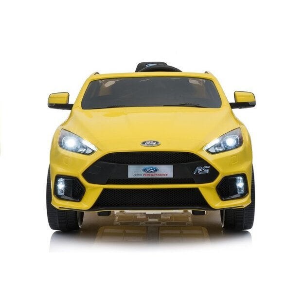 Elektromobilis vaikams Ford Focus RS geltonas