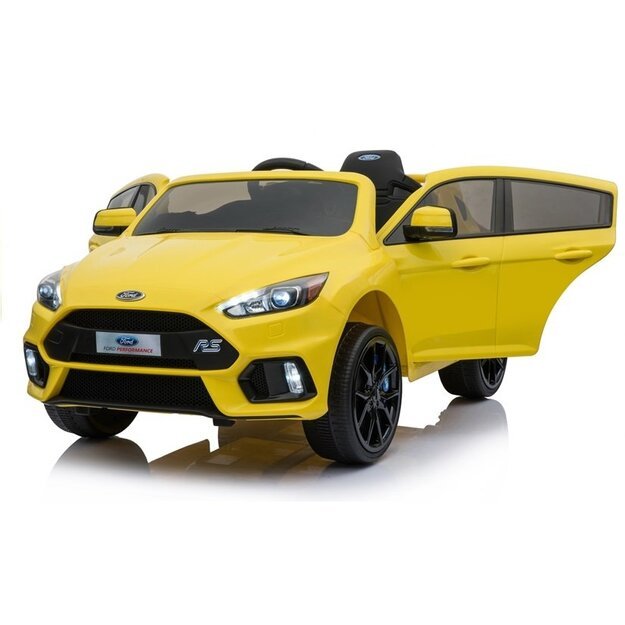 Elektromobilis vaikams Ford Focus RS geltonas