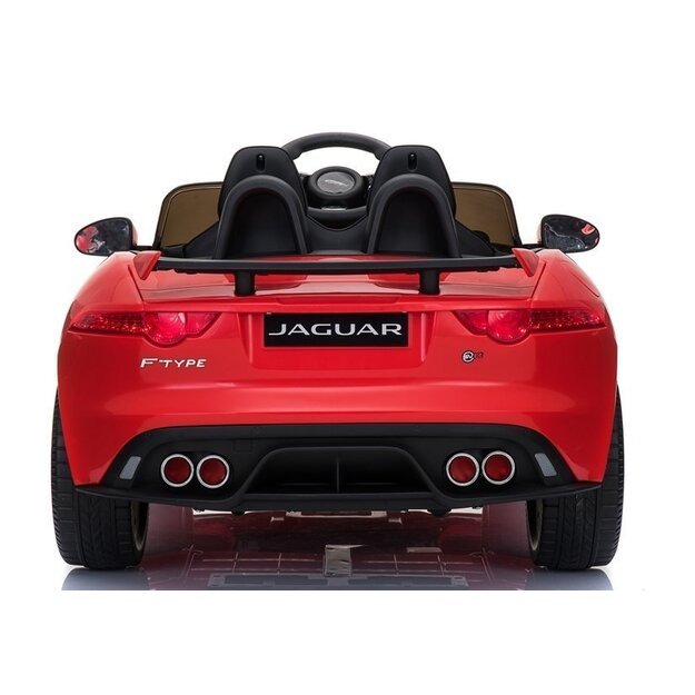 Elektromobilis vaikams Jaguar F-Type, raudonas