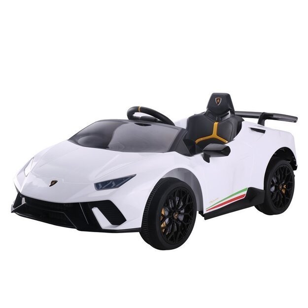 Elektromobilis vaikams Lamborghini Huracan, baltas