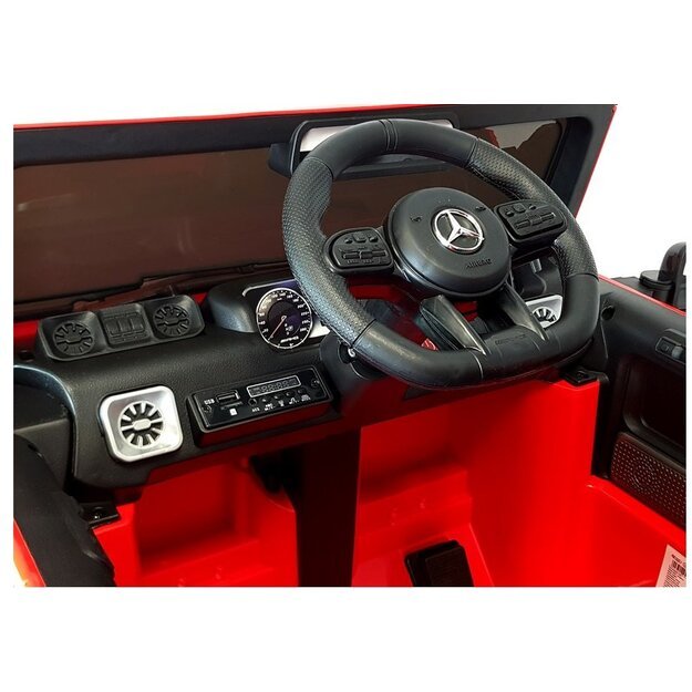 Elektromobilis vaikams Mercedes G63, raudonas
